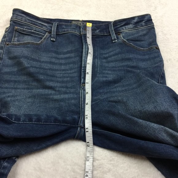 Abercrombie & Fitch Jeans Womens 27/4S Womans Simone High Rise Super Skinny Blue - Picture 10 of 11